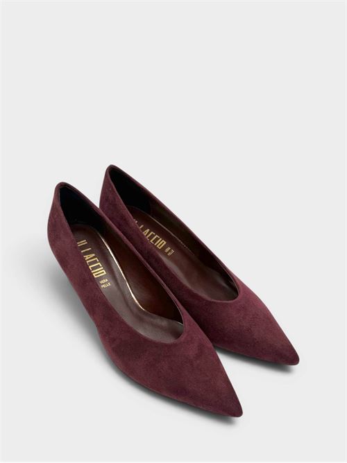 Décolleté bordeaux in cervo con scollo a uovo IL LACCIO | P6049CERVOBORDEAUX